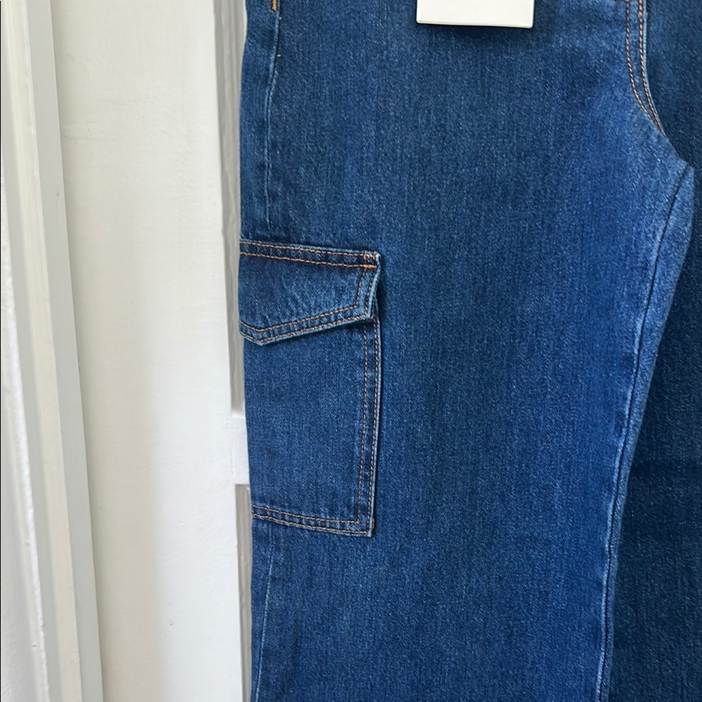 Sezane High Waist Cargo Jeans - Picture 6 of 12